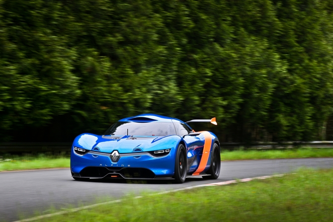 Renault presenta el concept Alpine A110-50