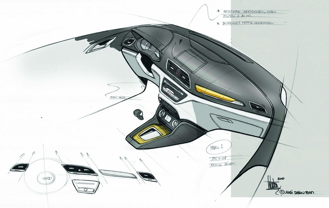 Audi release Q3 sketches Audi release Q3 sketches