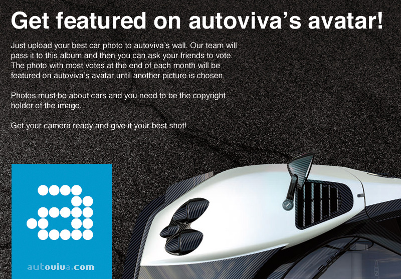 Be featured on autoviva’s avatar!