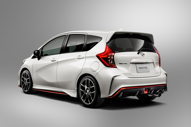 The Note Nismo will also be provided in a more efficient version, the S Nismo The Note Nismo will also be provided in a more efficient version, the S Nismo
