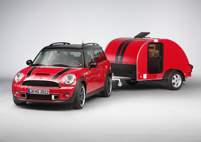 Mini Offering Camper and Tent for Cooper