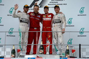 The German beat the two Mercedes in Malaysia