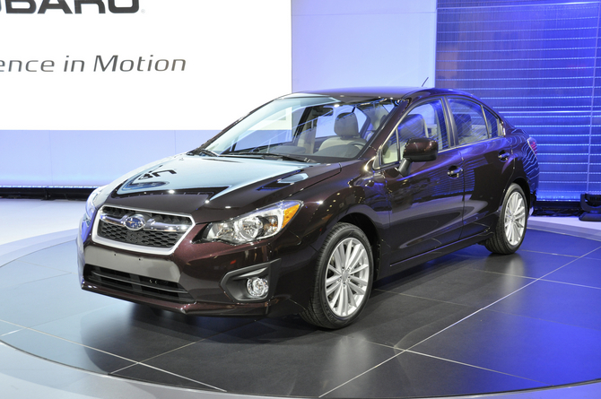 Subaru debut new Impreza in New York Subaru debut new Impreza in New York