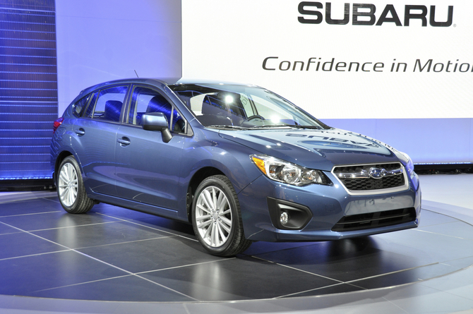 Subaru debut new Impreza in New York Subaru debut new Impreza in New York