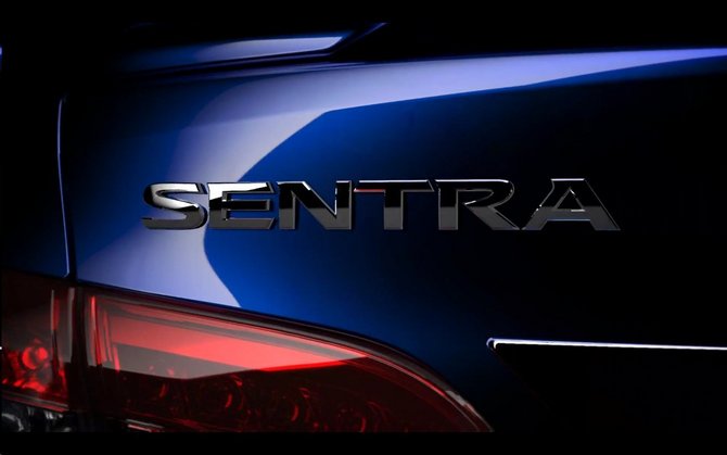 The Sentra logo has been slightly updated