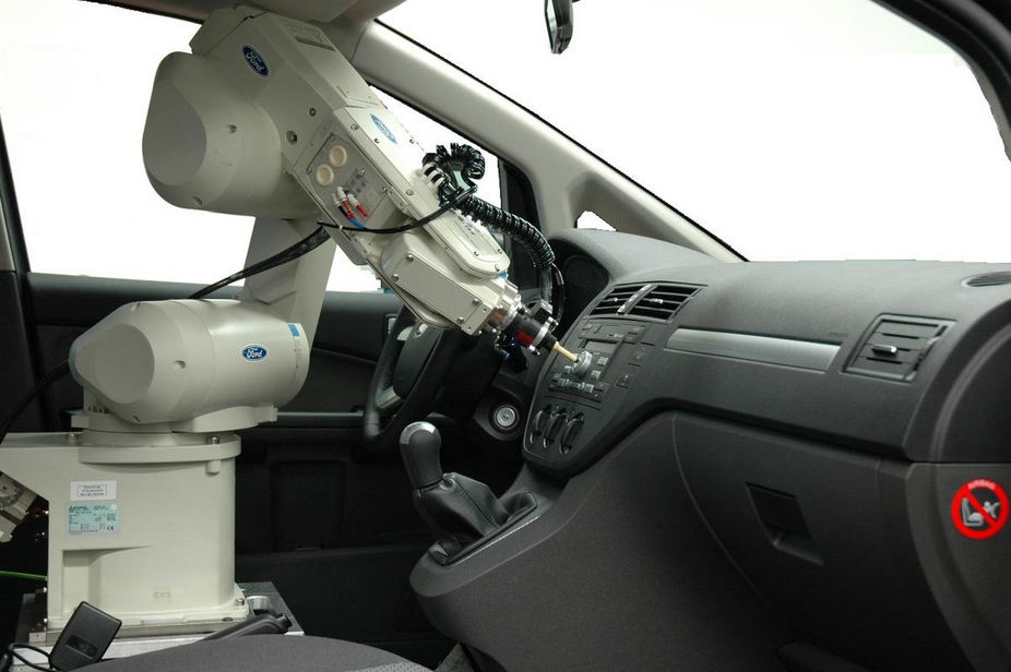 Touching robot helps Ford’s interior development