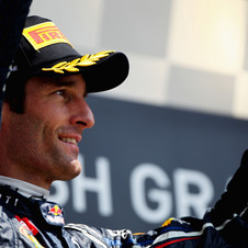 Webber is currently second in drivers' points between Alonso and Vettel 