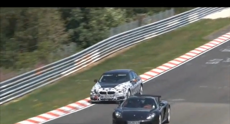 Next BMW 3-series Caught on Video Testing at Nuerburgring