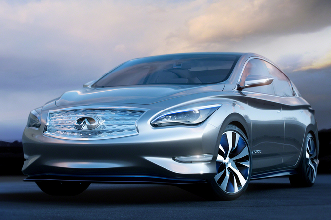 Infiniti LE Concept Offers Full Electric Driving in a Luxury Seda