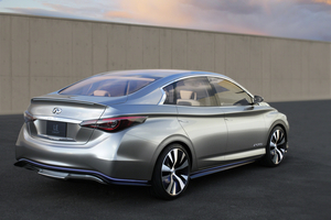 Infiniti LE Concept Offers Full Electric Driving in a Luxury Seda