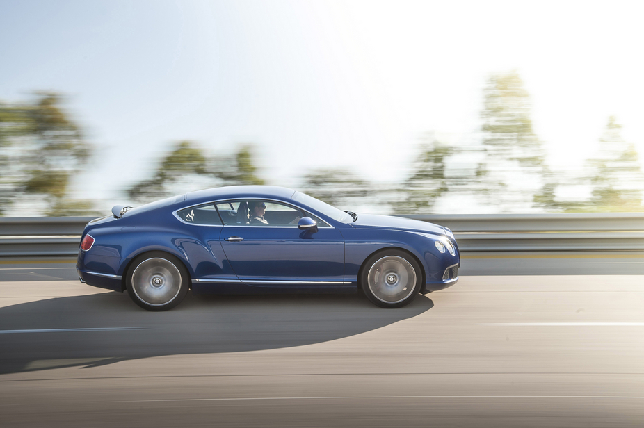 Bentley's new Continental GT Speed with 617hp and 800Nm of torque was unveiled at the 2012 Goodwood Festival of Speed.