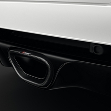 Detail of the rear exhaust of the Mégane Renaultsport 275 Trophy-R