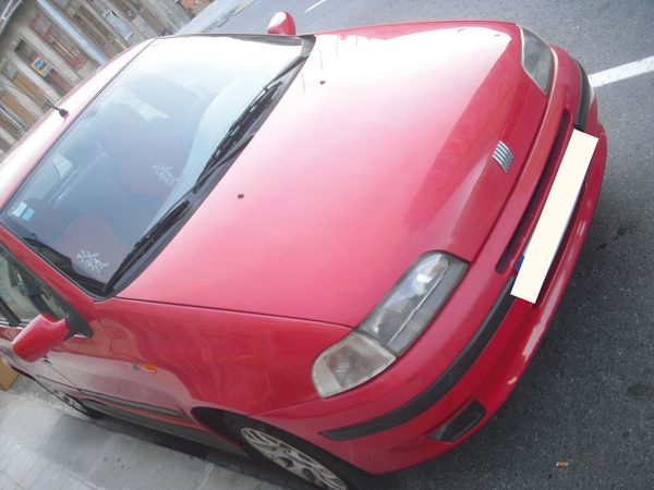 My Fiat Punto, in Ferrari red...