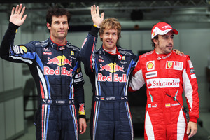 Vettel clinches pole on another Red Bull front row