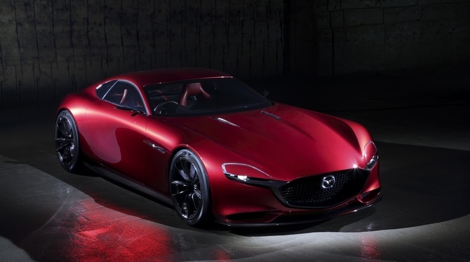 The RX-Vision is Mazda's vision of the design of a range-topping sports car with rotary engine The RX-Vision is Mazda's vision of the design of a range-topping sports car with rotary engine