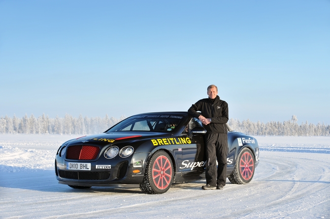 O quatro vezes campeão do mundo de rális Juha Kankkunen é o mentor do programa da Bentley