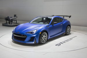 The vehicle may indicate the arrival of a more powerful version of the sports car BRZ