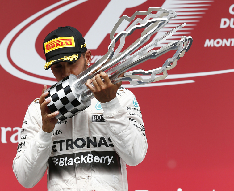 Hamilton won his fourth race of the season