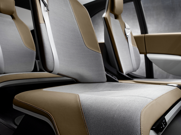 Detalhe interior do BMW i3 Detalhe interior do BMW i3