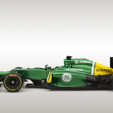 Caterham reshaped the sidepods and rear body work