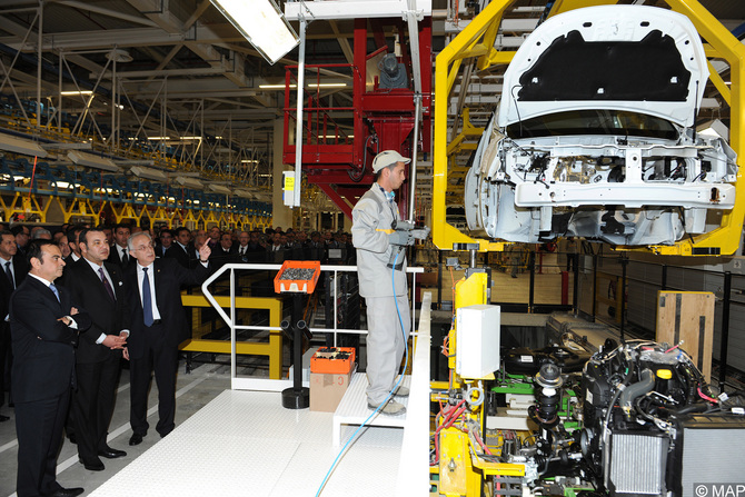 The factory builds Renault and Dacia models The factory builds Renault and Dacia models