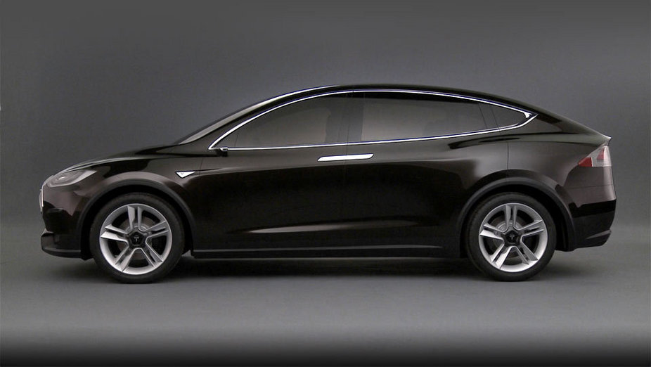 The early concepts for the Tesla Model X had no side mirrors