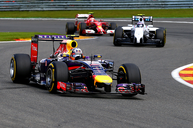 Ricciardo ended the race with 3.3 seconds of advantage over Rosberg