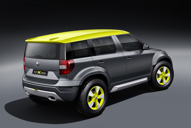 The Xtreme concept is powered with a 1.8 TSI 150hp engine with a double-clutch DSG transmission