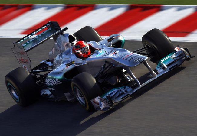 Schumacher sees himself battling for top places Schumacher sees himself battling for top places