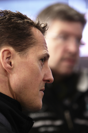 Schumacher sees himself battling for top places Schumacher sees himself battling for top places