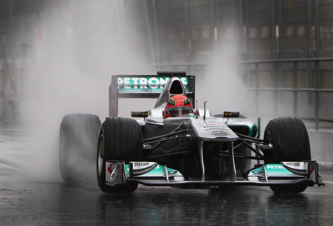 Schumacher sees himself battling for top places Schumacher sees himself battling for top places