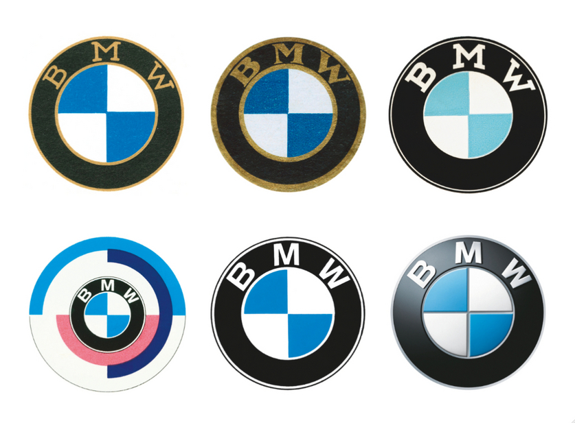 BMW logos 1917-2007