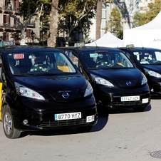 In Barcelona the taxi fleet will now be integrated by the e-NV200