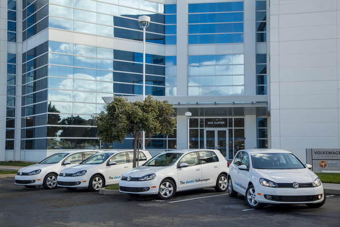 Volkswagen Begin E-Golf Test in US