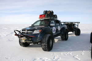 Toyota Hilux reaches the South Pole