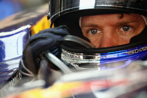 Sebastian Vettel third pole position in a row