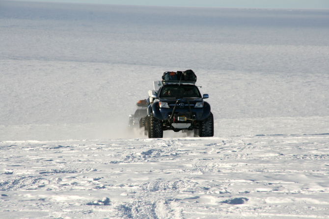 Toyota Hilux reaches the South Pole Toyota Hilux reaches the South Pole