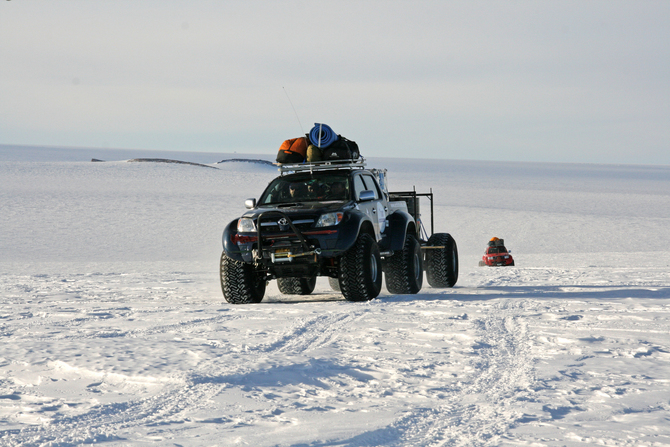 Toyota Hilux reaches the South Pole Toyota Hilux reaches the South Pole