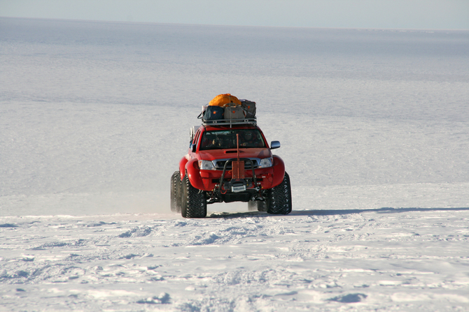 Toyota Hilux reaches the South Pole Toyota Hilux reaches the South Pole