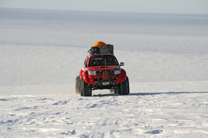 Toyota Hilux reaches the South Pole