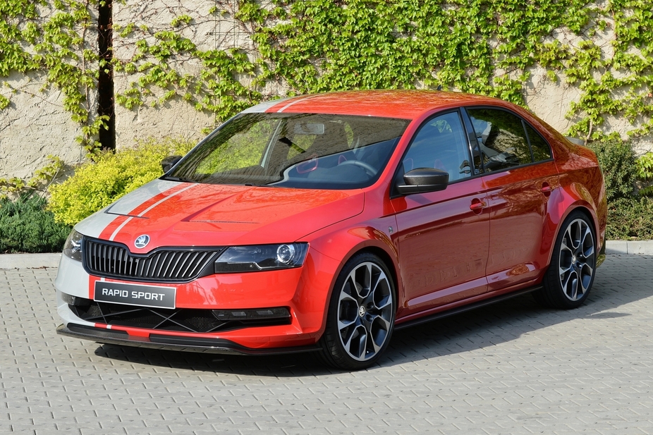 Skoda showed a sporty Rapid at the Wörthersee Treffen