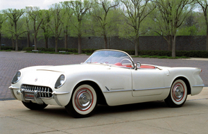 The original Corvette in 1953 to 1955 had no door handles or windows