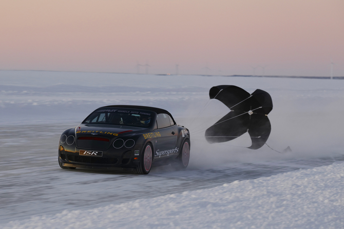 Bentley SuperSports Shatters World Speed Record on Sheet Ice Bentley SuperSports Shatters World Speed Record on Sheet Ice