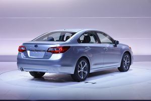 Subaru has decided to create a sportier and more refined styling for its flagship sedan