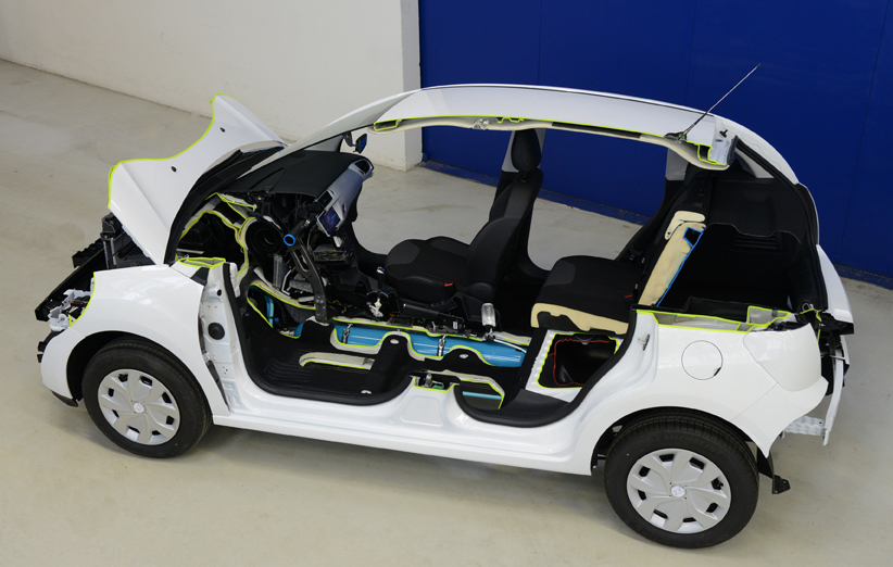PSA says that the system would fit in the Peugeot 208 and Citroën C3