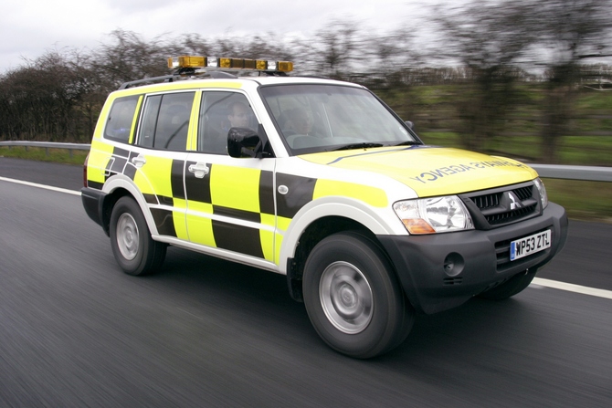 Mitsubishi Shogun Traffic Patrol car