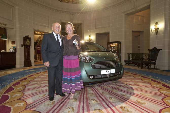 Sir Stirling Moss offers Aston Martin Cygnet to his wife Sir Stirling Moss offers Aston Martin Cygnet to his wife