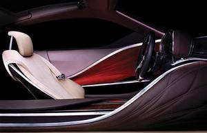 Interior of NAIAS Lexus concept car revealed