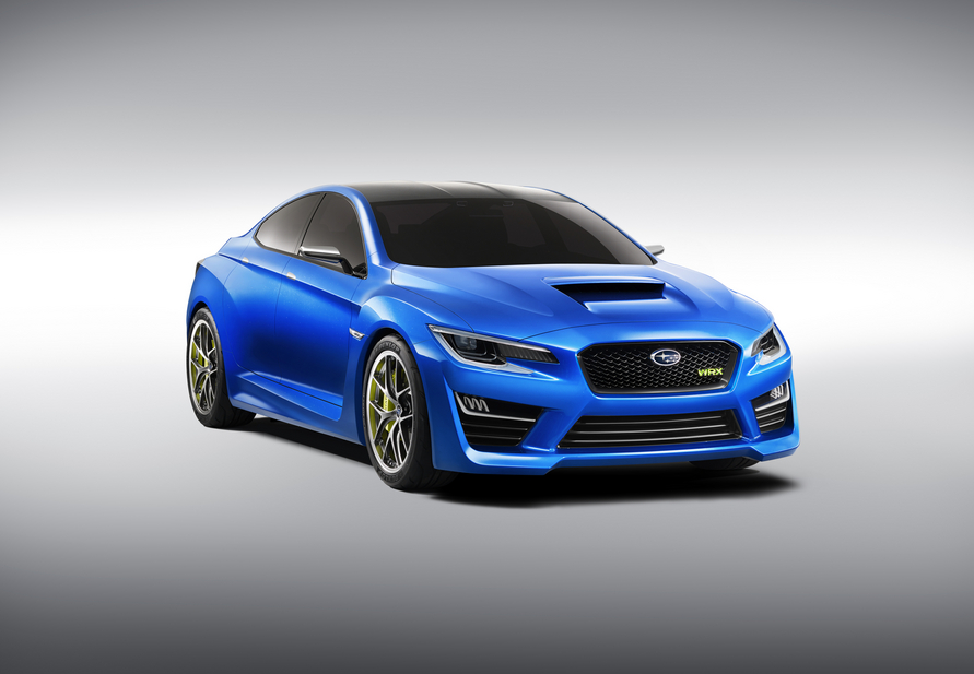 The new WRX Concept barely looks like the Impreza that it is based on