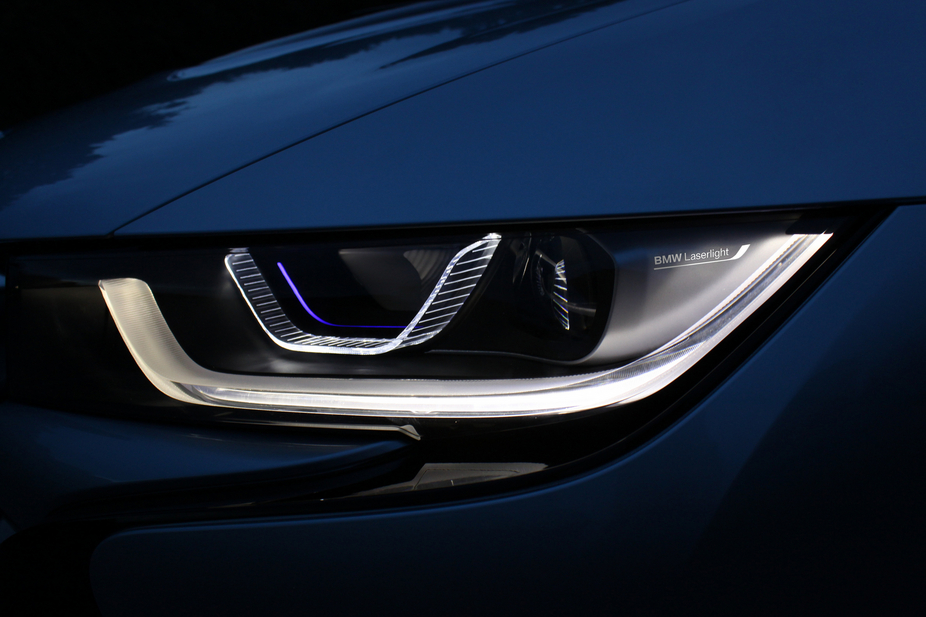 The laser light technology ensures a high beam range of up to 600 metres